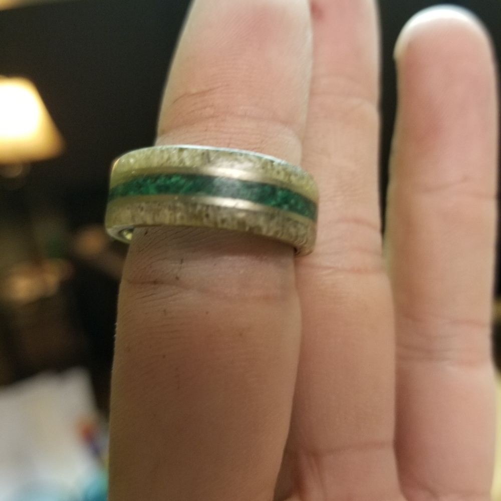 Elk Antler Ring